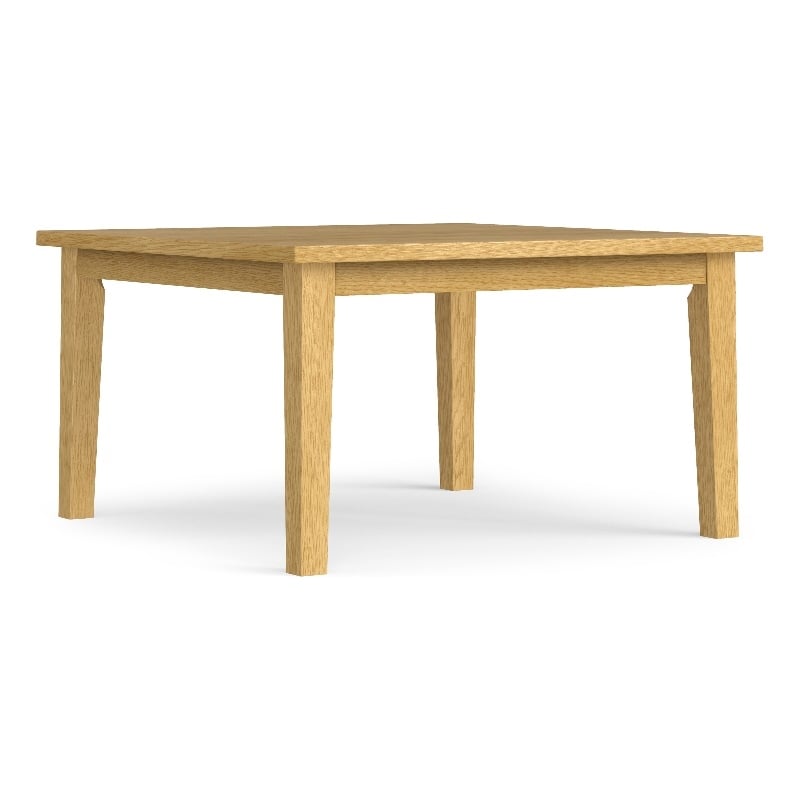 Eastwood 54 inch x 54 inch Square Contemporary Dining Table in Oak