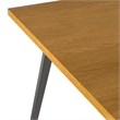 Lowry 54 x 54 inch Square Modern Industrial Square Dining Table in Oak Veneer