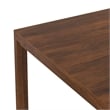 Wilson 54 inch x 54 inch Square Contemporary Dining Table in Walnut Veneer