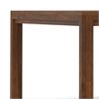 Wilson 54 inch x 54 inch Square Contemporary Dining Table in Walnut Veneer