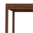 Wilson 54 inch x 54 inch Square Contemporary Dining Table in Walnut Veneer