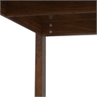 Wilson 54 inch x 54 inch Square Contemporary Dining Table in Walnut Veneer