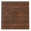 Wilson 54 inch x 54 inch Square Contemporary Dining Table in Walnut Veneer