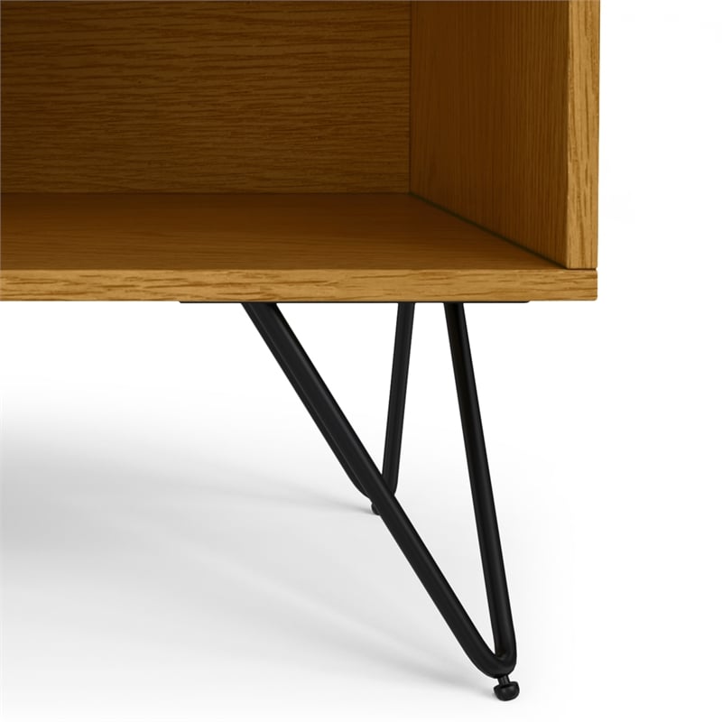 Hunter  20 inch Wide Industrial Nightstand in Oak