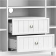Bedford SOLID WOOD 53 inch Wide Transitional  TV Media Stand in White