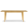 Colby 60-76 inch x 36 inch Rectangle Contemporary Extendable Dining Table in Oak
