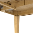 Colby 60-76 inch x 36 inch Rectangle Contemporary Extendable Dining Table in Oak