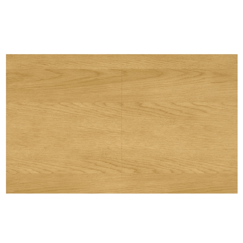 Colby 60-76 inch x 36 inch Rectangle Contemporary Extendable Dining Table in Oak