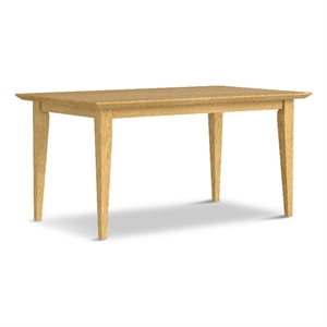 Colby 60-76 inch x 36 inch Rectangle Contemporary Extendable Dining Table in Oak