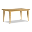Colby 60-76 inch x 36 inch Rectangle Contemporary Extendable Dining Table in Oak