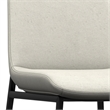 Savannah  Contemporary Dining Chair ( Set of 2 ) in Natural Linen Look Fabric