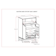 Banting SOLID HARDWOOD Modern Industrial 32