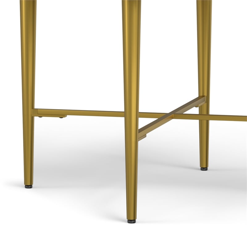 Fallon SOLID MANGO WOOD 20 inch Wide Square Contemporary End Table in Natural