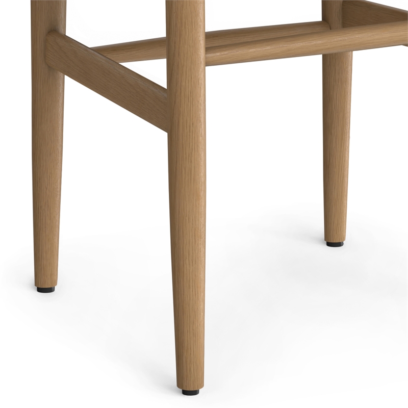 Hershey  Mid Century Modern Dining Chair (Setof 2) in Natural & Fully Assembled