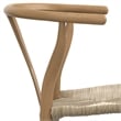 Hershey  Mid Century Modern Dining Chair (Setof 2) in Natural & Fully Assembled