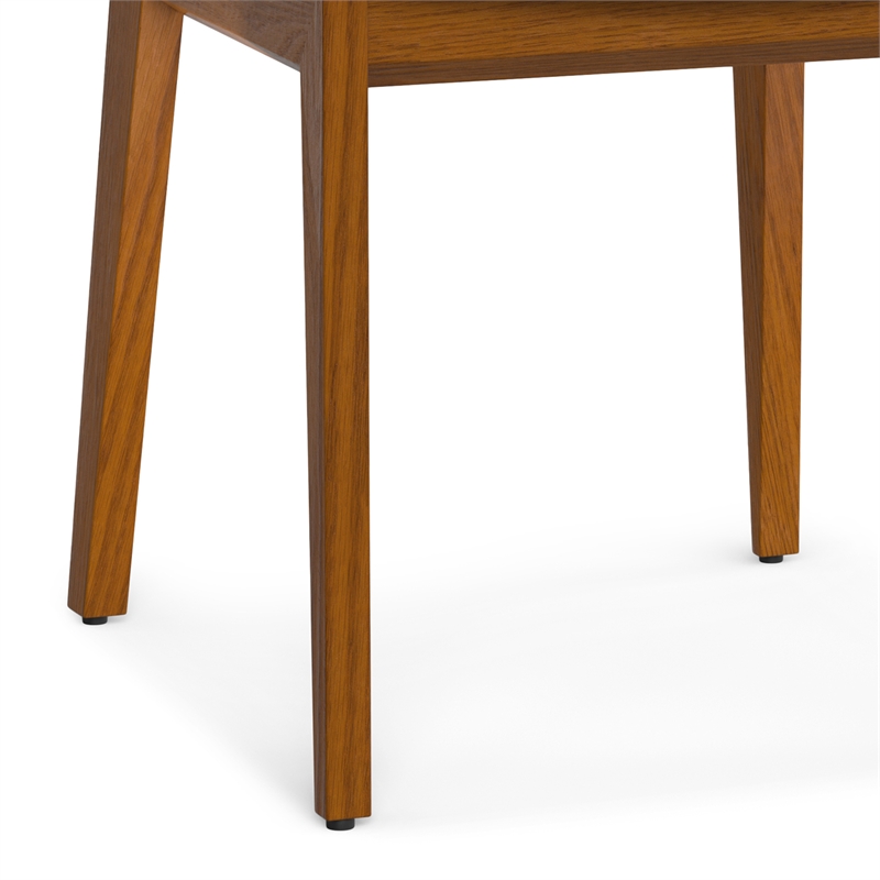 Selena Dining Chair (Setof 2) in Light Gray Linen Look Fabric & Fully Assembled