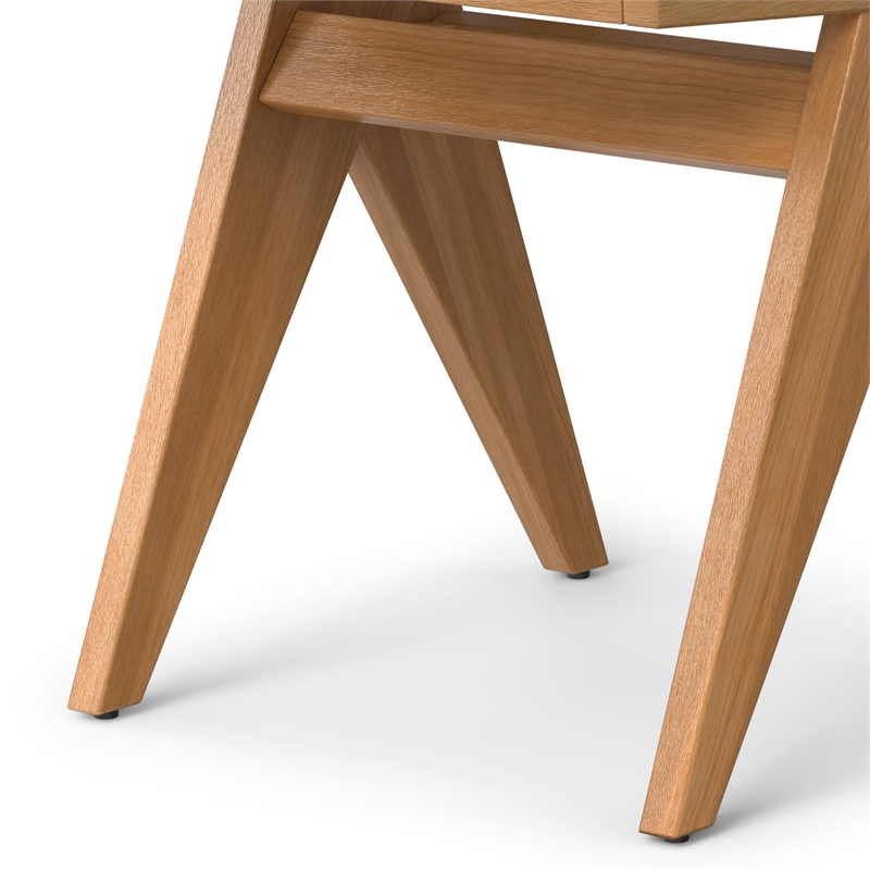 Regina  Contemporary Dining Chair (Set of 2) in Natural