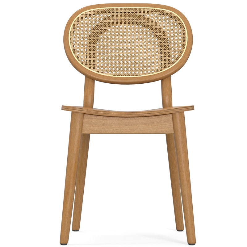 Rachel Beech Wood Contemporary Dining Chair (Set of 2) in Natural