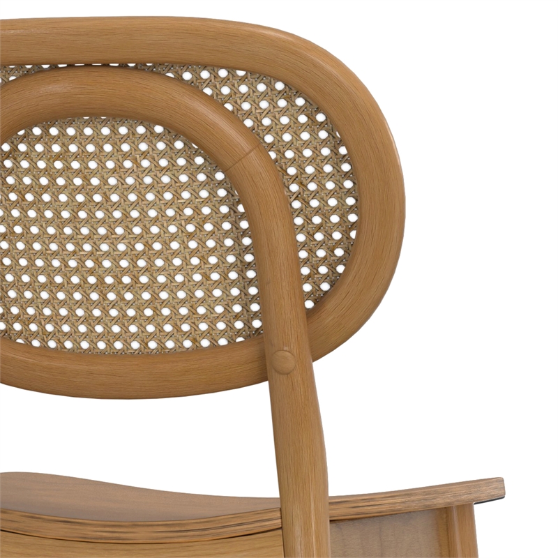 Rachel Beech Wood Contemporary Dining Chair (Set of 2) in Natural