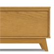Lennon  72 inch Wide Mid Century Modern TV Media Stand in Oak Veneer