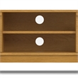 Lennon  72 inch Wide Mid Century Modern TV Media Stand in Oak Veneer