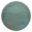 Haynes 16 inch Wide Solid Mango Boho Accent Table in Teal Wash & Assembled