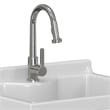 Maile 24-inch Utility Sink & Cabinet in Pure White