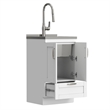 Reed 20-inch Utility Sink & Cabinet in Pure White