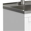 Reed 20-inch Utility Sink & Cabinet in Pure White