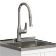 Reed 20-inch Utility Sink & Cabinet in Pure White