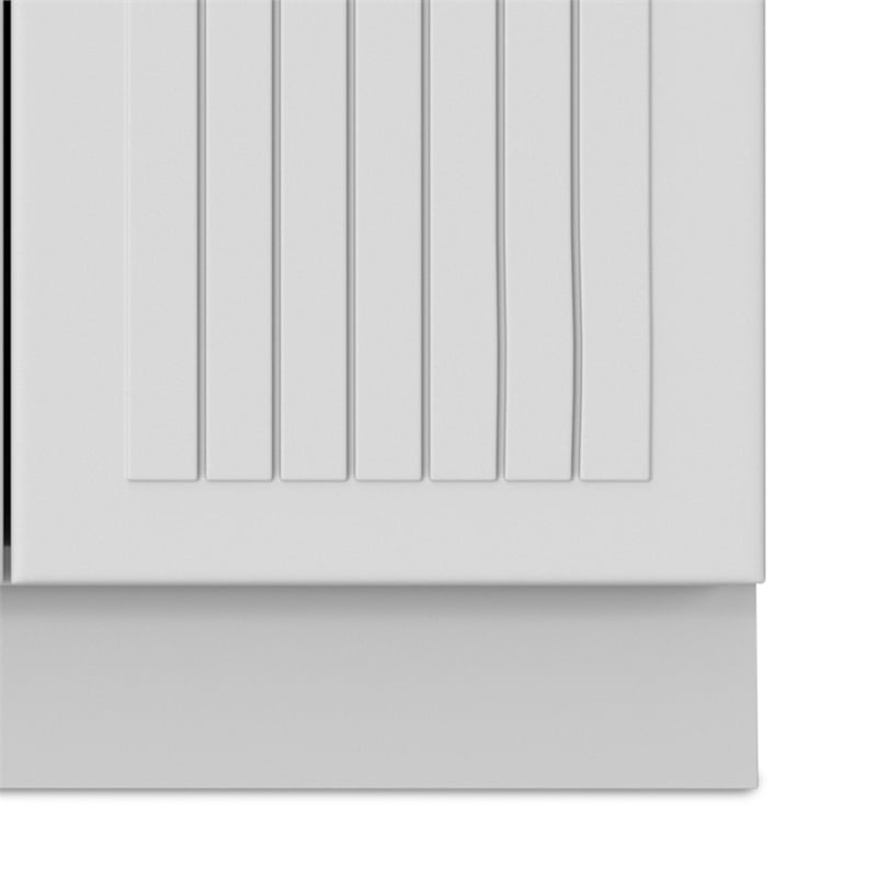 Murphy All-In-One 28-inch Laundry Utility Sink and Cabinet in Pure white