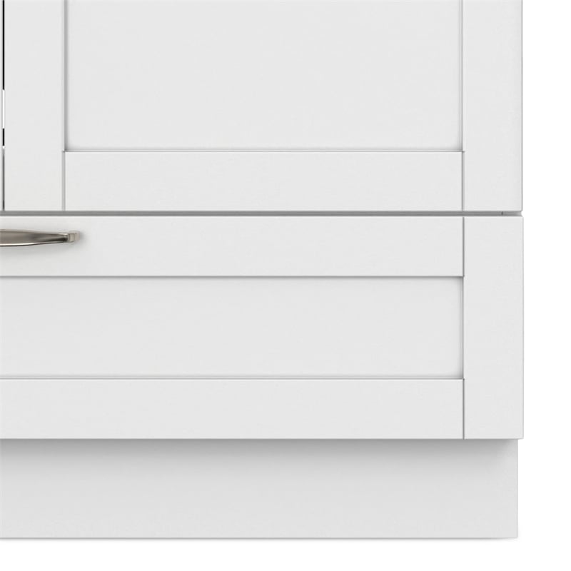 Reed 36-inch Utility Sink & Cabinet in Pure White