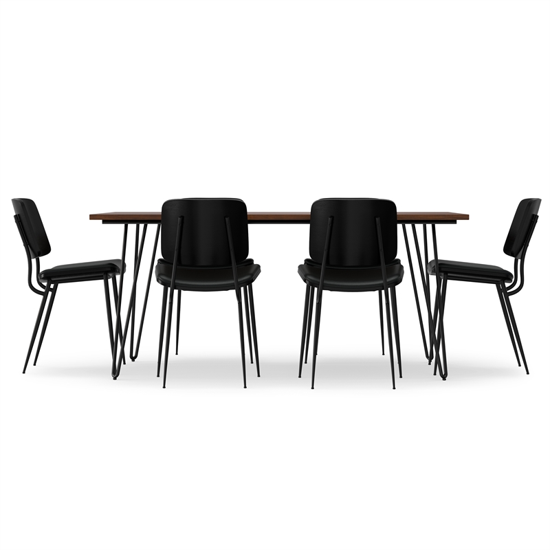 Hayley & Hunter 7-Piece Dining Set with Walnut Veneer