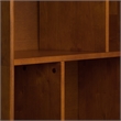 Draper 35W 6 Cubbie Bookcase with Drawer (Set of 2) in Teak Brown