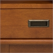 Draper 35W 6 Cubbie Bookcase with Drawer (Set of 2) in Teak Brown