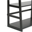 Acadian 30W 5 Shelf Ladder Bookcase (Set of 2) in Black