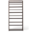 Acadian 30W 5 Shelf Ladder Bookcase (Set of 2) in Brunette Brown