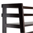 Acadian 30W 5 Shelf Ladder Bookcase (Set of 2) in Brunette Brown