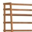 Acadian 30W 5 Shelf Ladder Bookcase (Set of 2) in Light Golden Brown