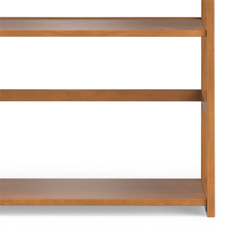 Acadian 30W 5 Shelf Ladder Bookcase (Set of 2) in Light Golden Brown