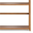 Acadian 30W 5 Shelf Ladder Bookcase (Set of 2) in Light Golden Brown