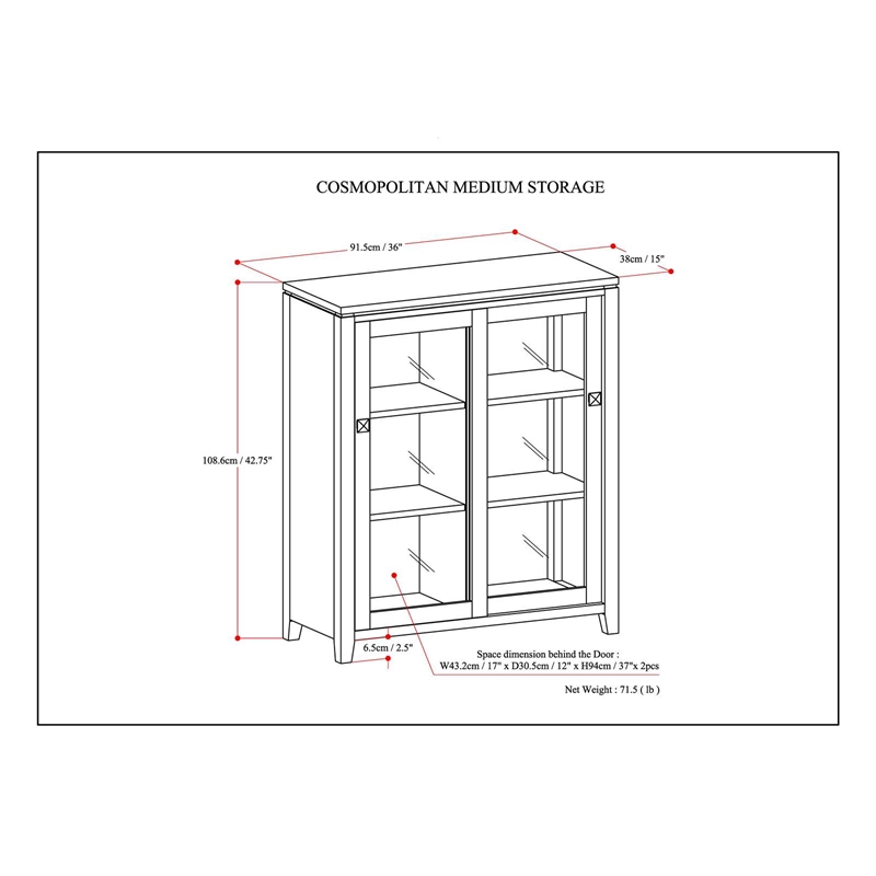 Cosmopolitan SOLID WOOD 36
