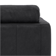 Simpli Home Morrison 42 inch Wide Mid-Century Modern Arm Chair in Lead Black