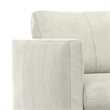 Stevens Modern 60 inch Wide Sofa in Light Smoke Gray Genuine Leather