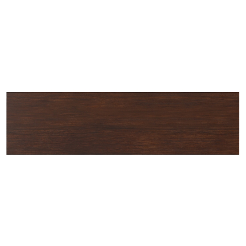 Amherst 72 inch Wide Solid Wood Transitional TV Stand in Russet Brown