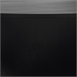 Elmbrook 34 inch Wide Solid Mango Modern Industrial Drum Coffee Table in Black