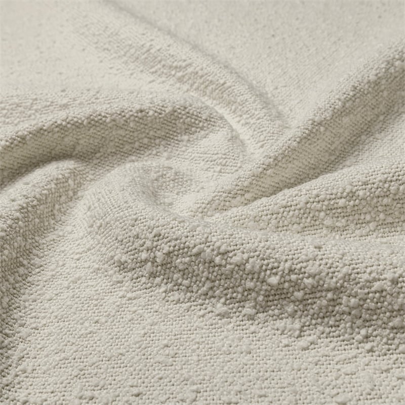 Sherri 89inch Wide Contemporary Sofa in Vanilla Cream Boucle Performance Fabric