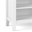 Artisan 24 inch Solid Wood Transitional Night Stand in White (Set of 2)