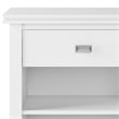 Artisan 24 inch Solid Wood Transitional Night Stand in White (Set of 2)