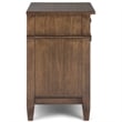 Carlton 24 inch Solid Wood Bedside Table in Rustic Natural Aged Brown (Setof 2)